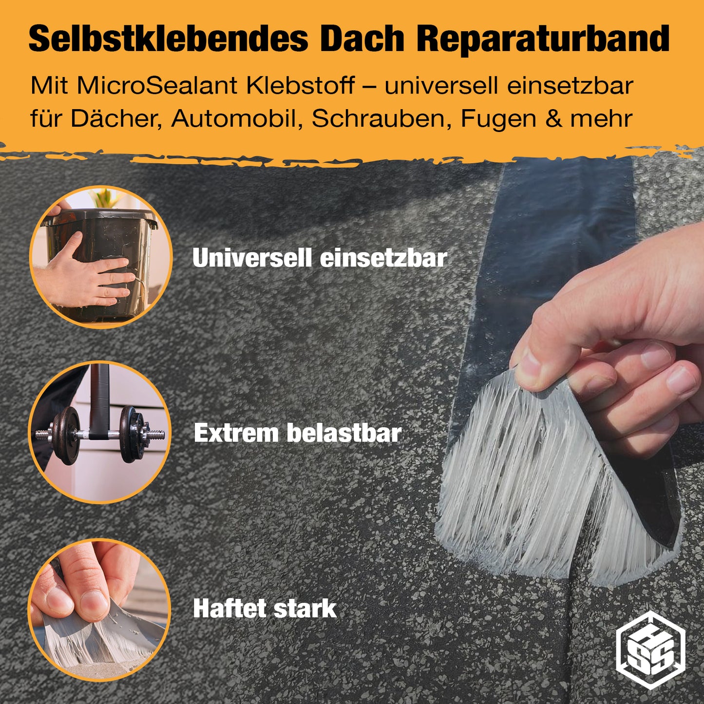 Dakreparatietape met MicroSealant®