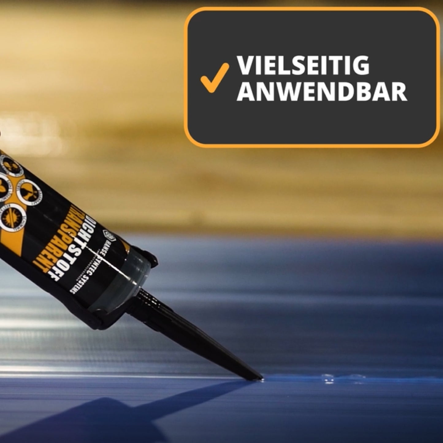 Kit TRANSPARENT - lijm- en voegkit