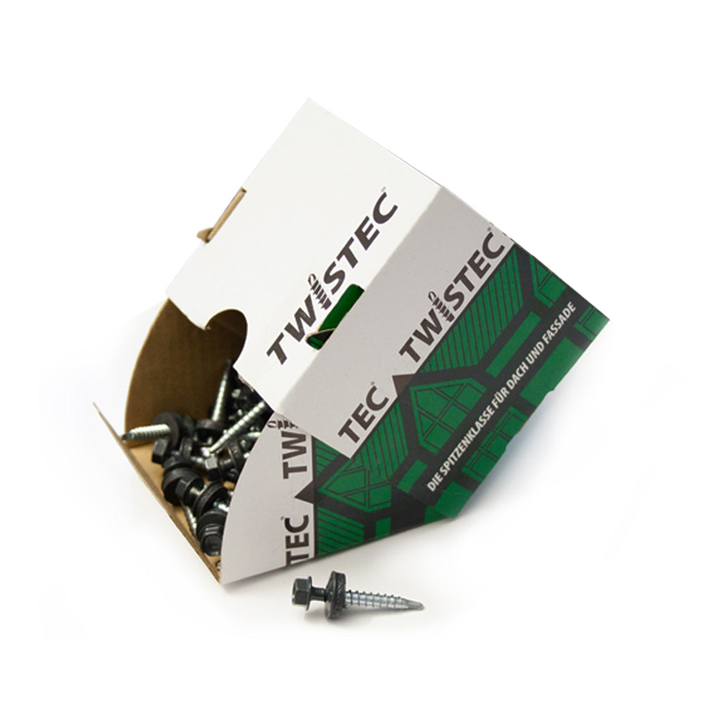 Twistec Trapezblechschraube RAL 7016 (100 Stk.) 4,8 x 35 mm