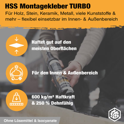 HIGH TACK Montagekleber TURBO