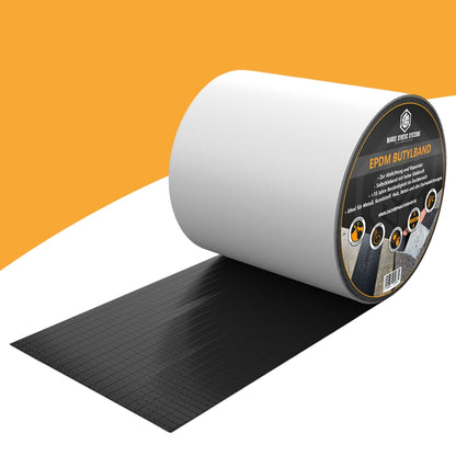 Taśma uszczelniająca EPDM butylowa, wzmocniona tkaniną, czarna teksturowana, odporna na promieniowanie UV 10cm x 5m