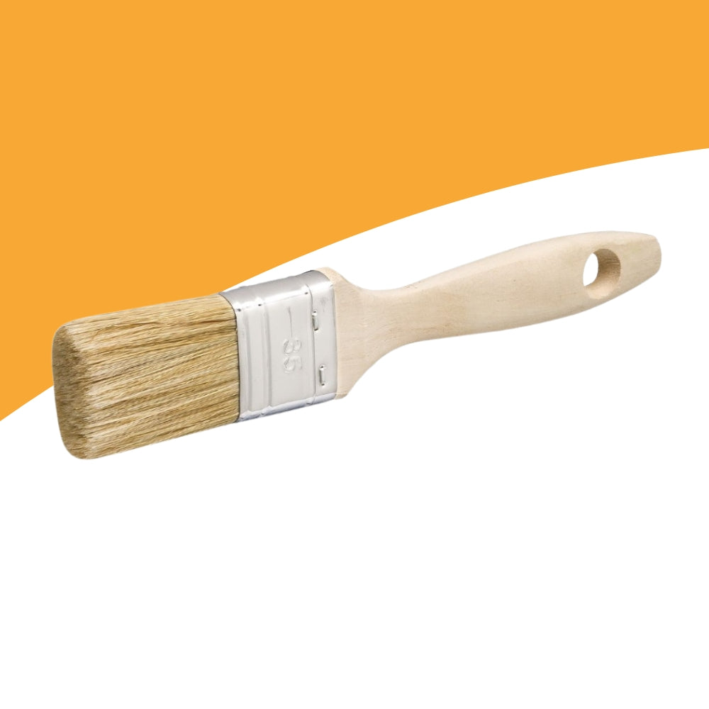 HSS kwast hout 38,1mm borstelkop 17,5cm