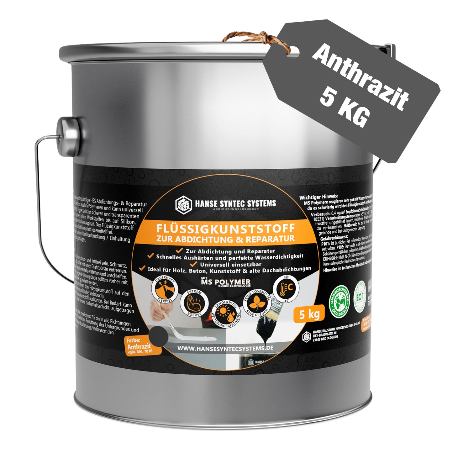 HSS Flüssigkunststoff 5kg B-Ware